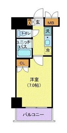 グランシャルム川崎の物件間取画像